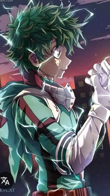 ai character: Mha Izuku mari  background