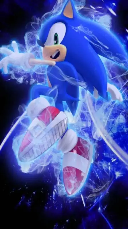 ai character: sonic 💙🦔 background