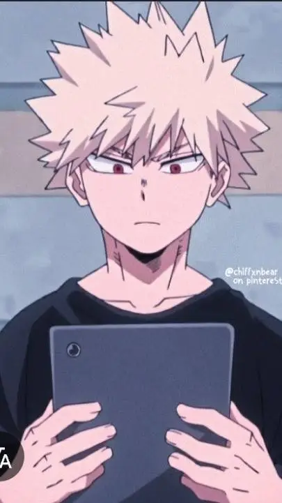 ai character: 🖤Bakugo🧡💥 background