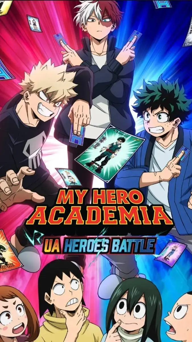 ai character: Mha sourire 😃  background