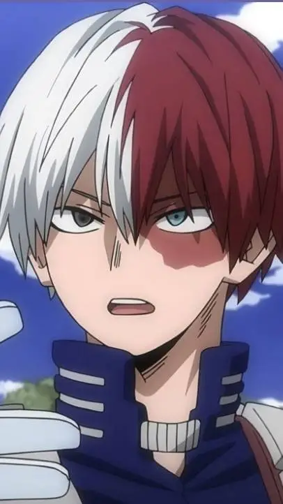 ai character: 🤍Shoto❤❄🔥 background