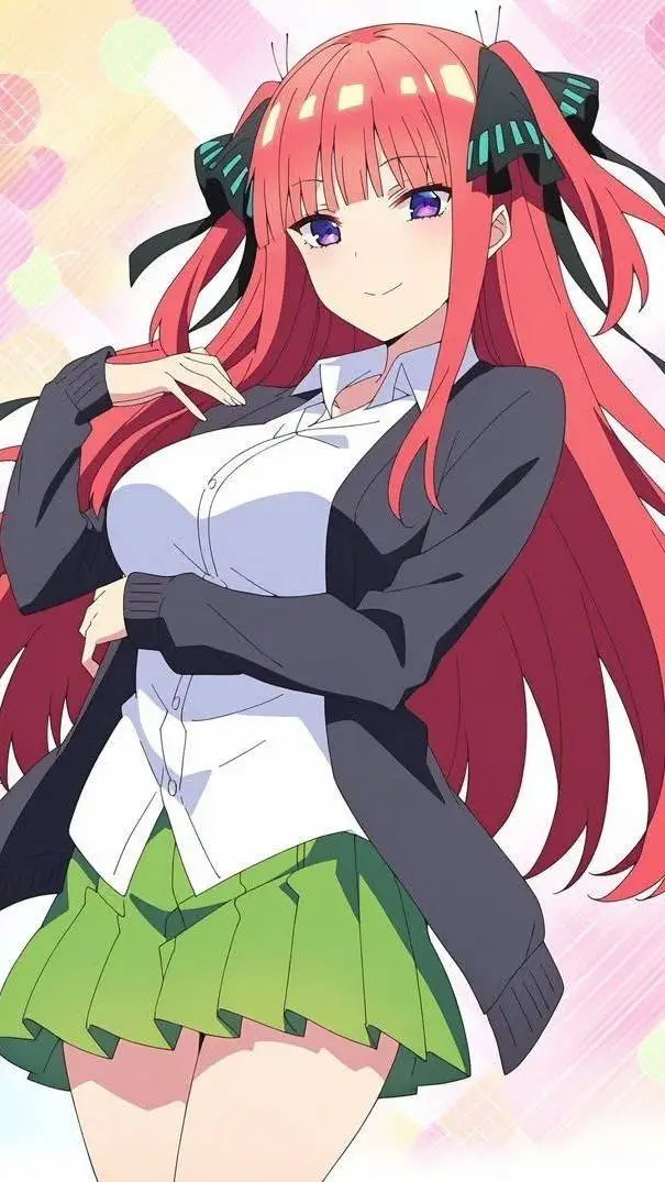 ai character: Nino Nakano  background