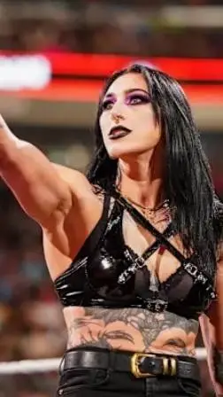 ai character: Rhea ripley  background