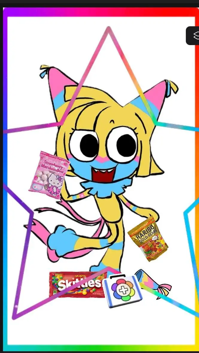 ai character: Yatta🥳🎉🪅 background