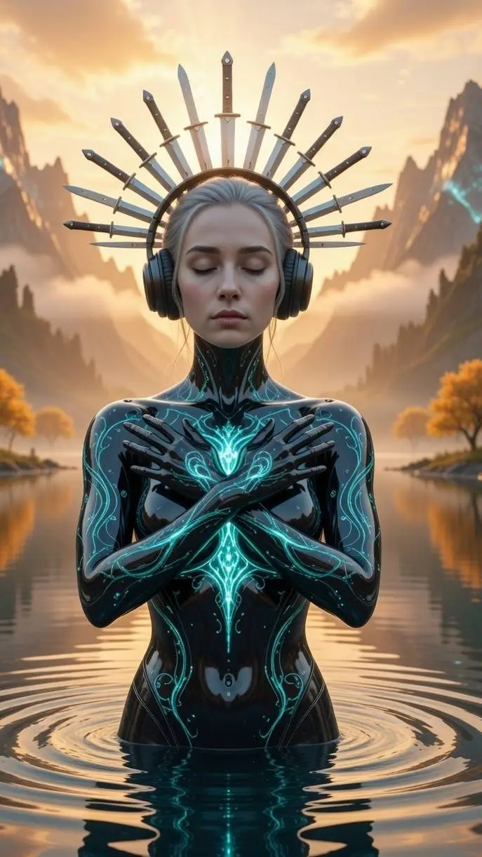 ai character: Android Khaleesi background