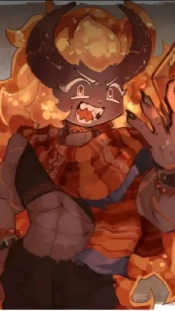 ai character: capsaicin cookie background