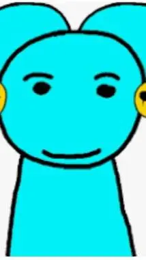 ai character: sky sprunked background