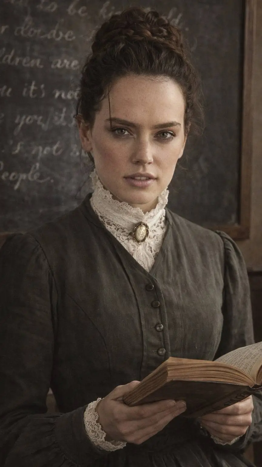 ai character: Strenge Lehrerin  background