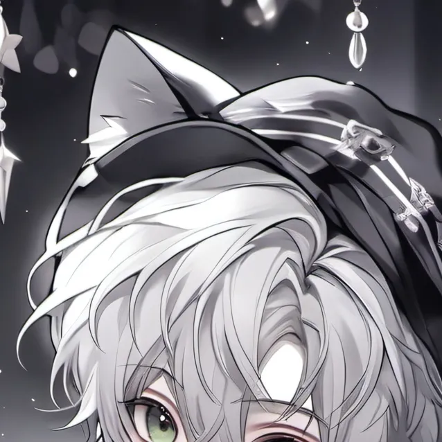 chat with ai character: ♡( little cat boy)