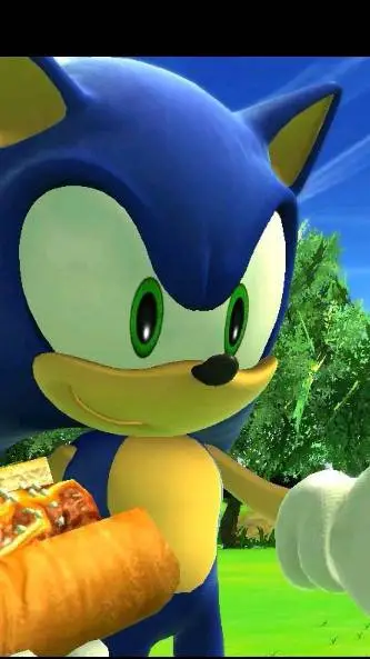 ai character: Sonic background