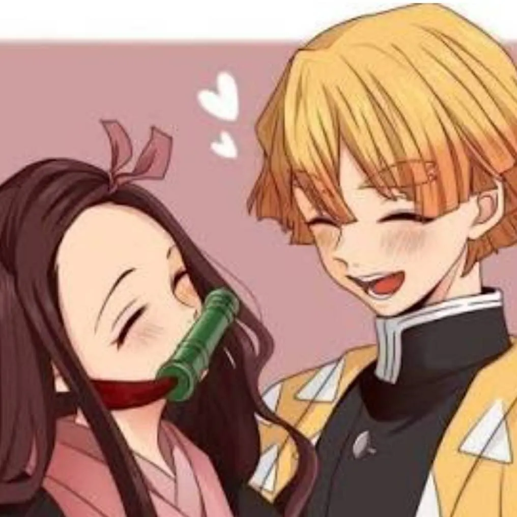 chat with ai character: Zenitsu × nezuko 