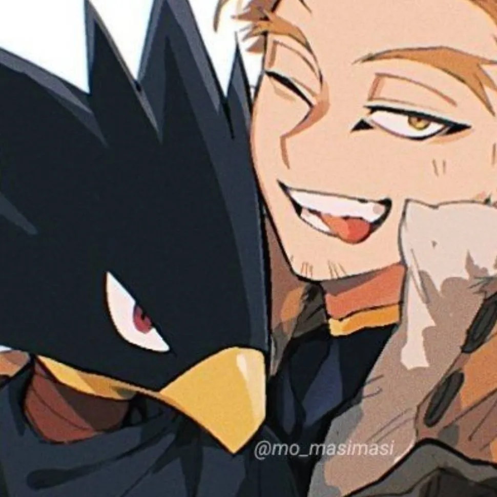 chat with ai character: Hawks × tokoyami 
