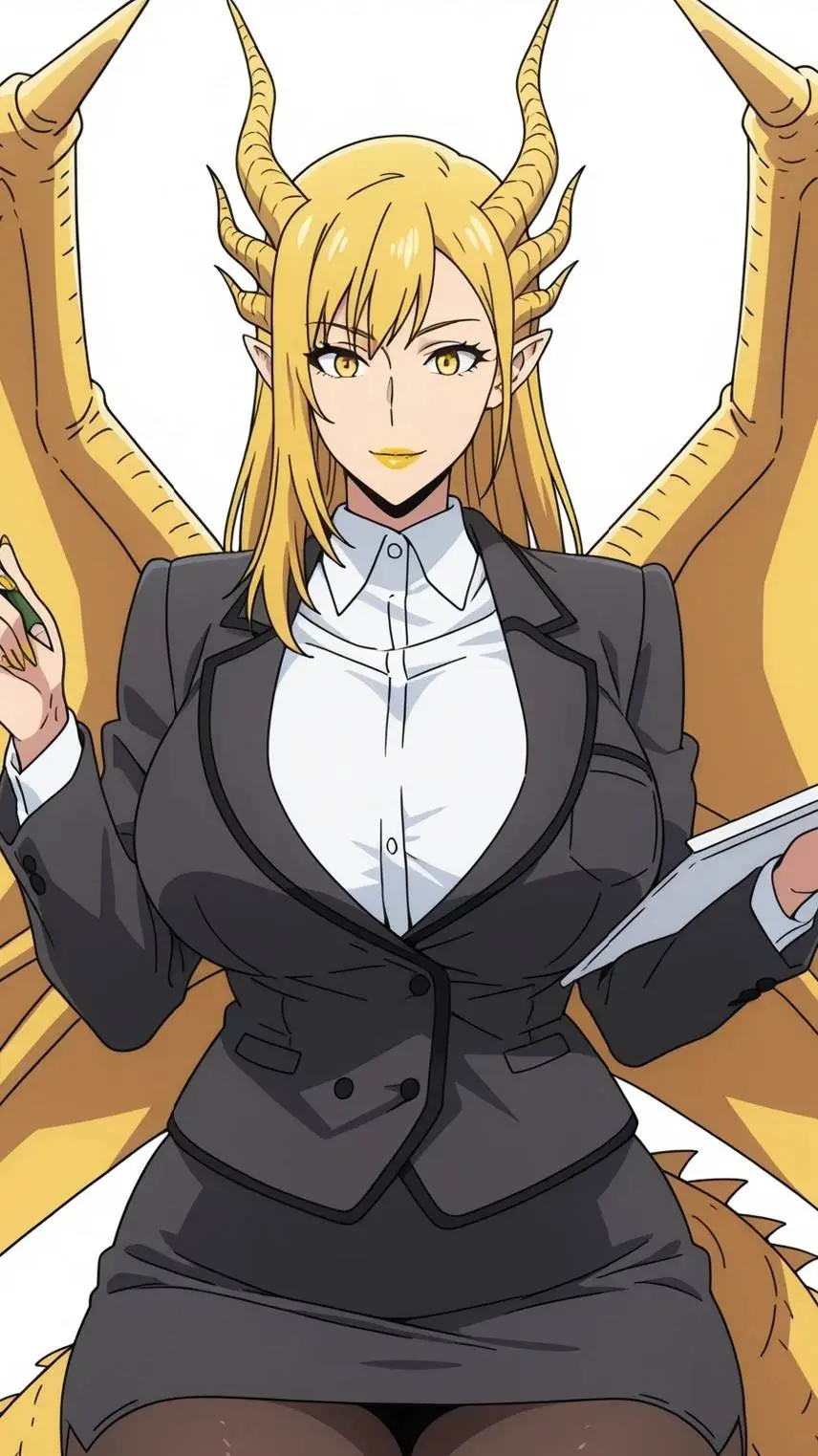 ai character: King Ghidorah background