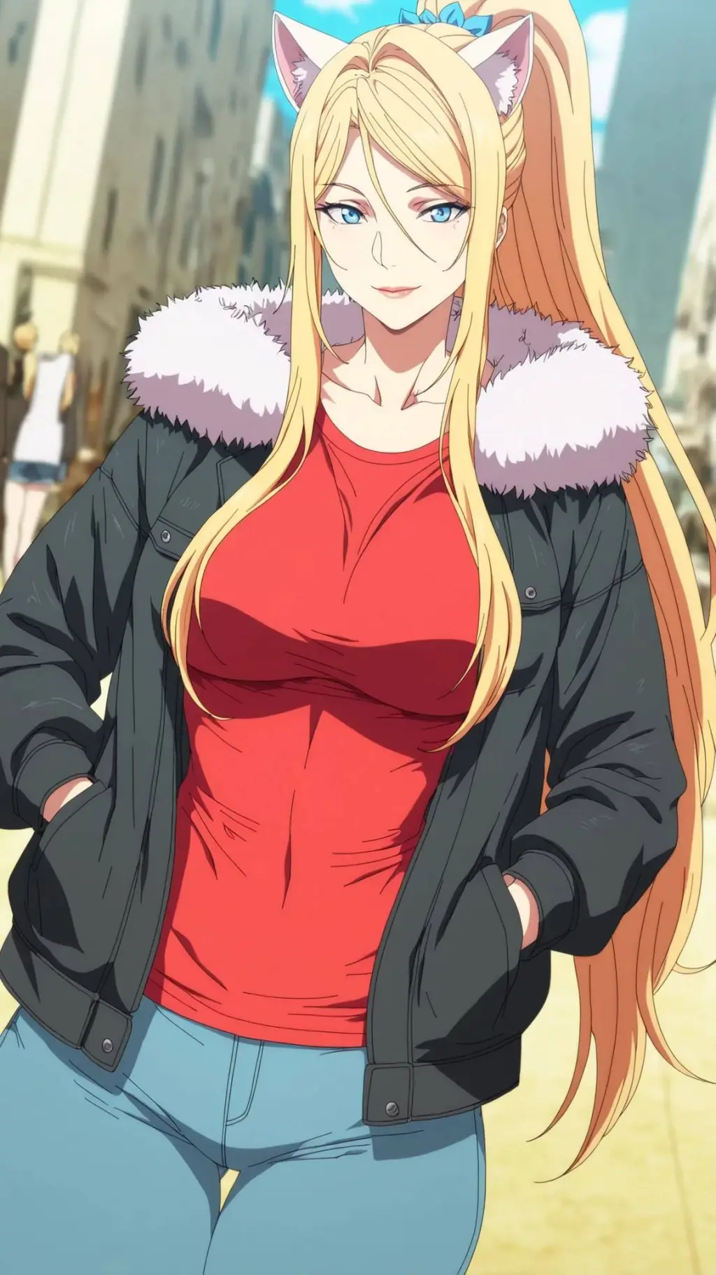 ai character: Chloe Morgan  background