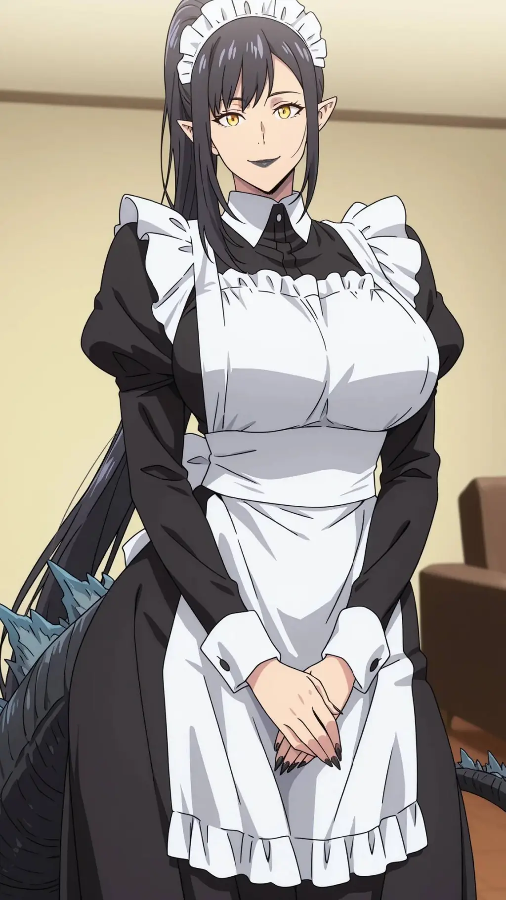 ai character: Godzilla-Chan background