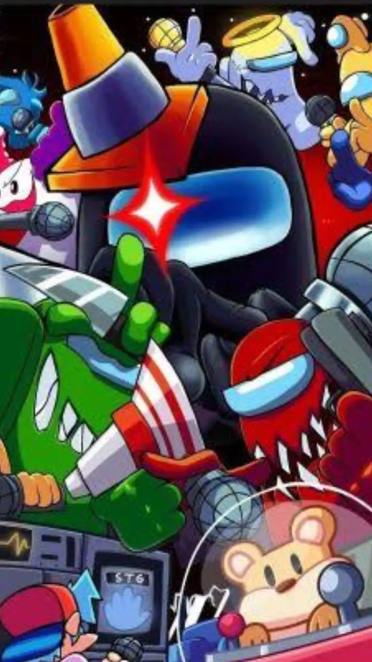 ai character: Fnf Vs imposter v4 background