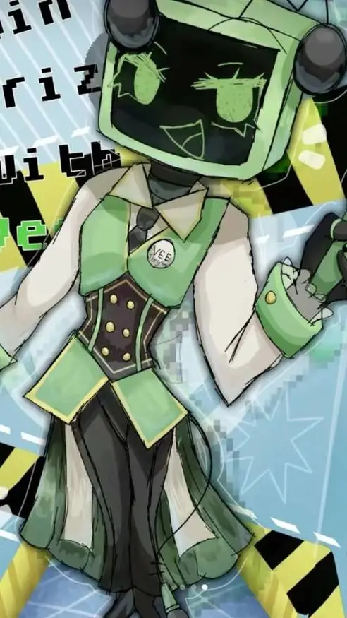 ai character: Vee Ver. 1 background