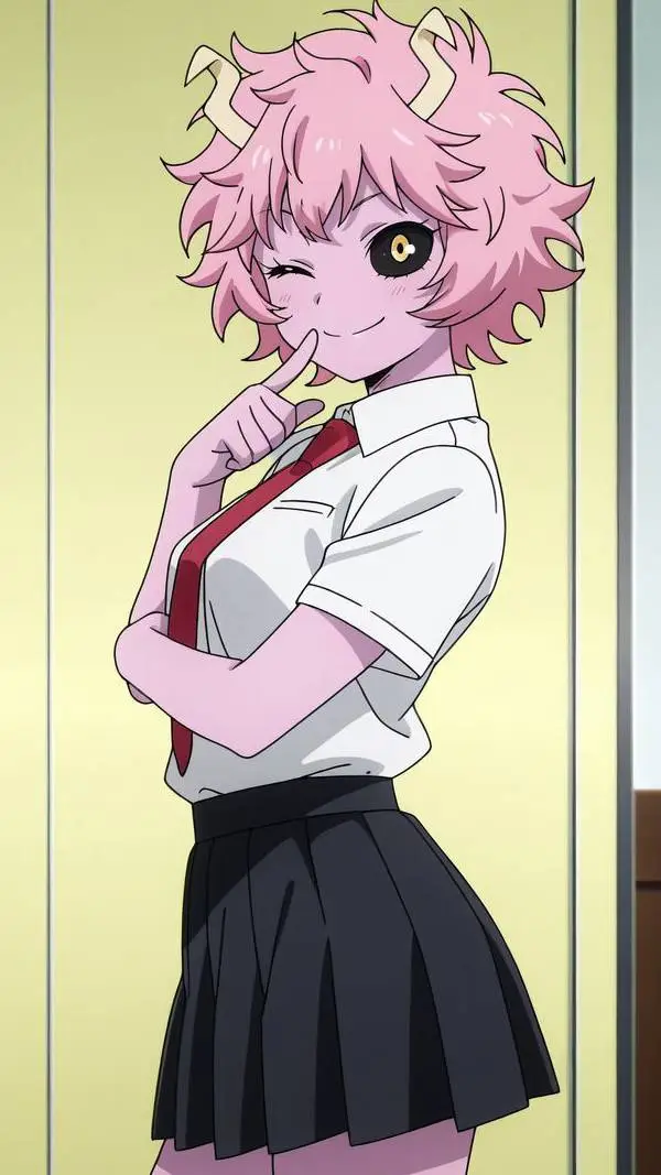 ai character: Mina Ashido background