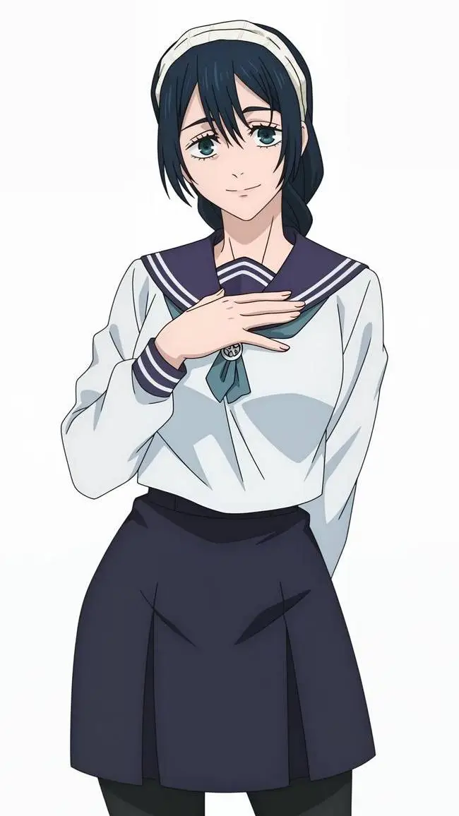 ai character: Riko Amanai  background