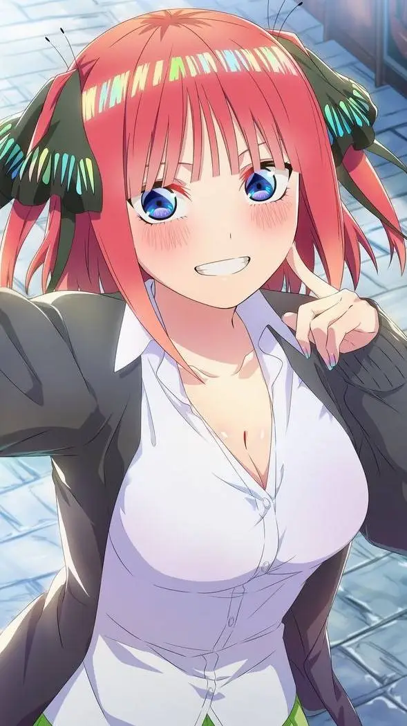 ai character: Nino Nakano background