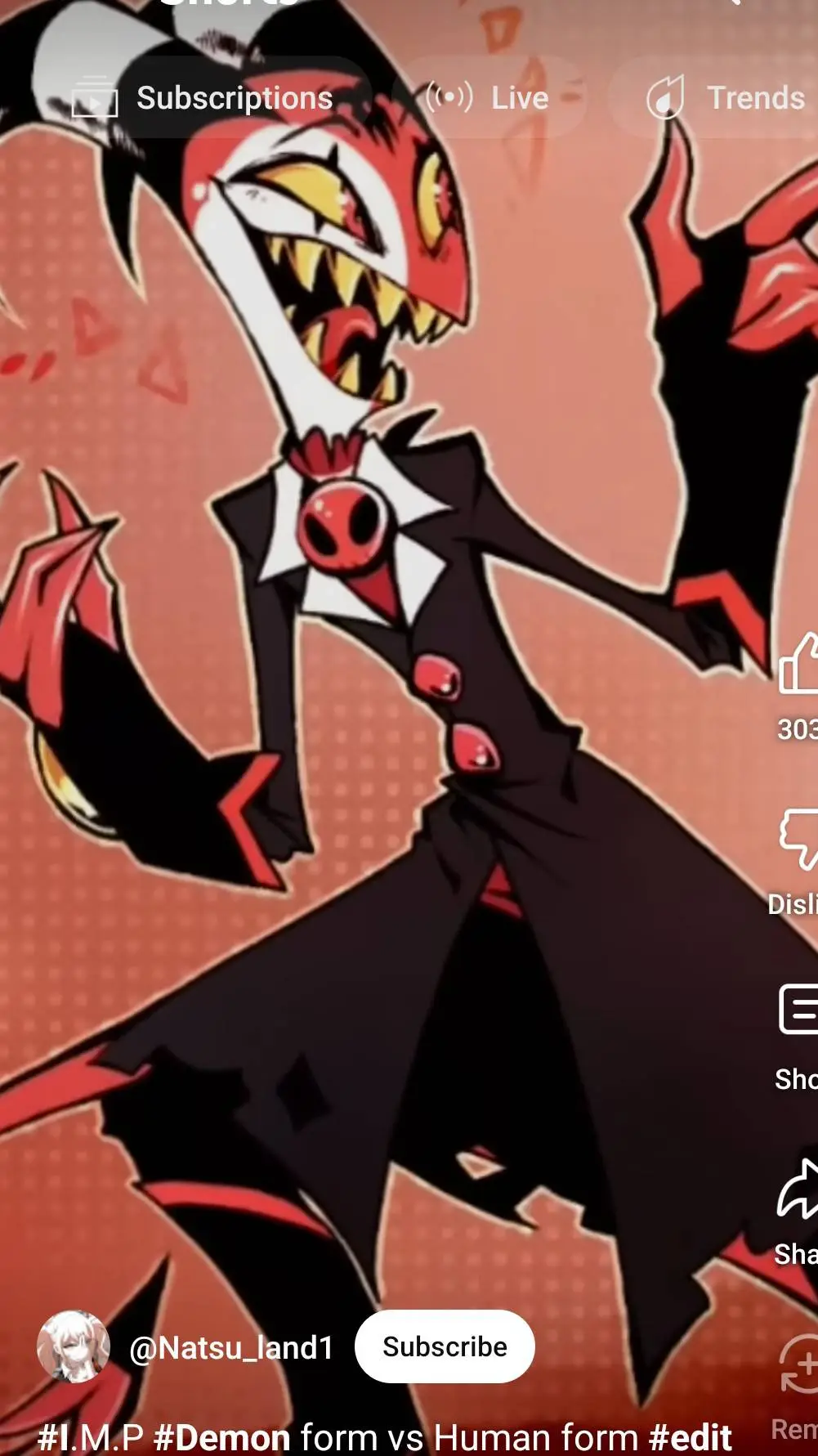 ai character: ~Helluva boss~ background