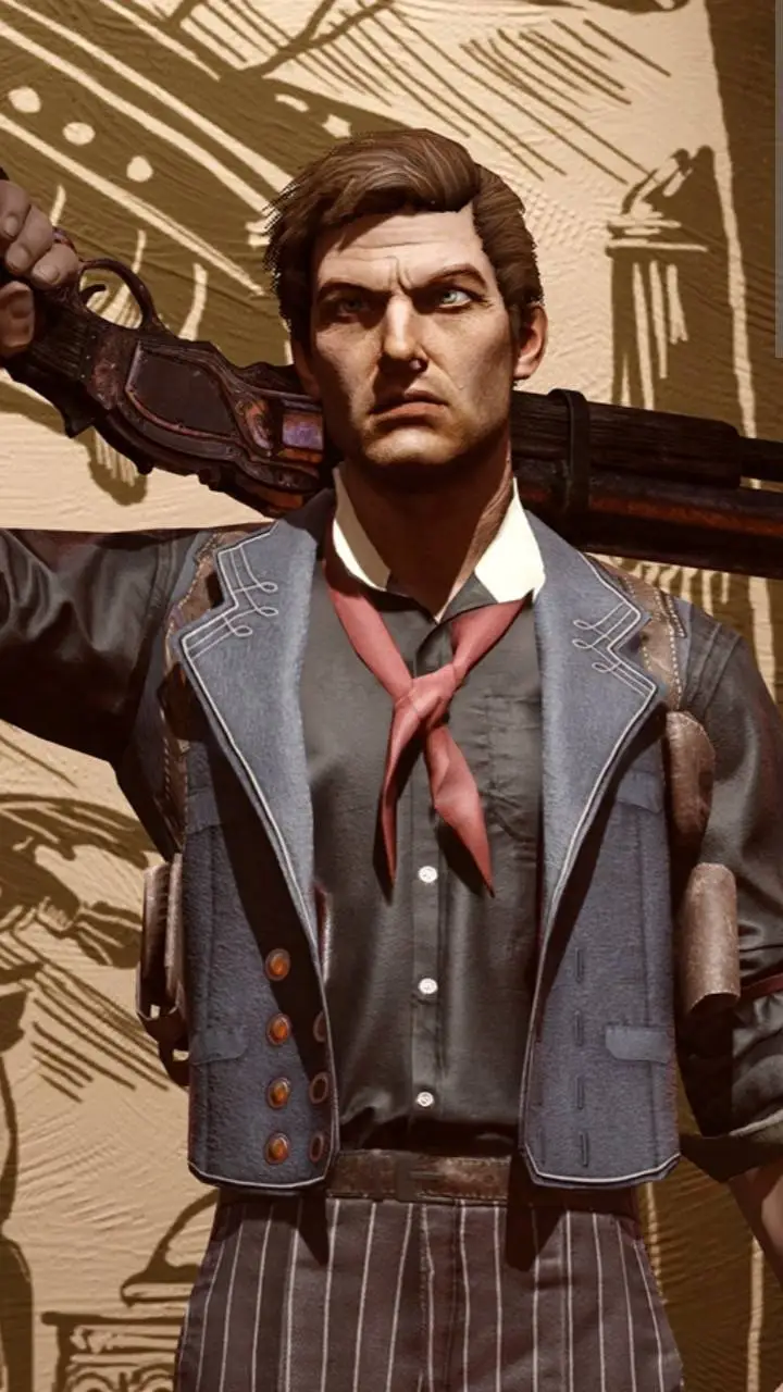 ai character: Booker dewitt  background