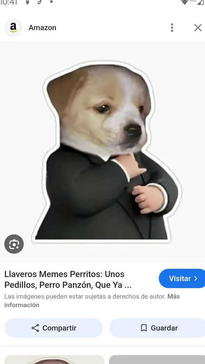ai character: un perrito privado background