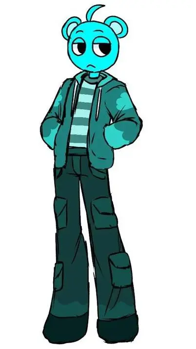 ai character: sky background