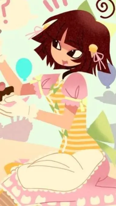 ai character: Clare💐angél background