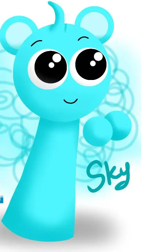 ai character: Sky background