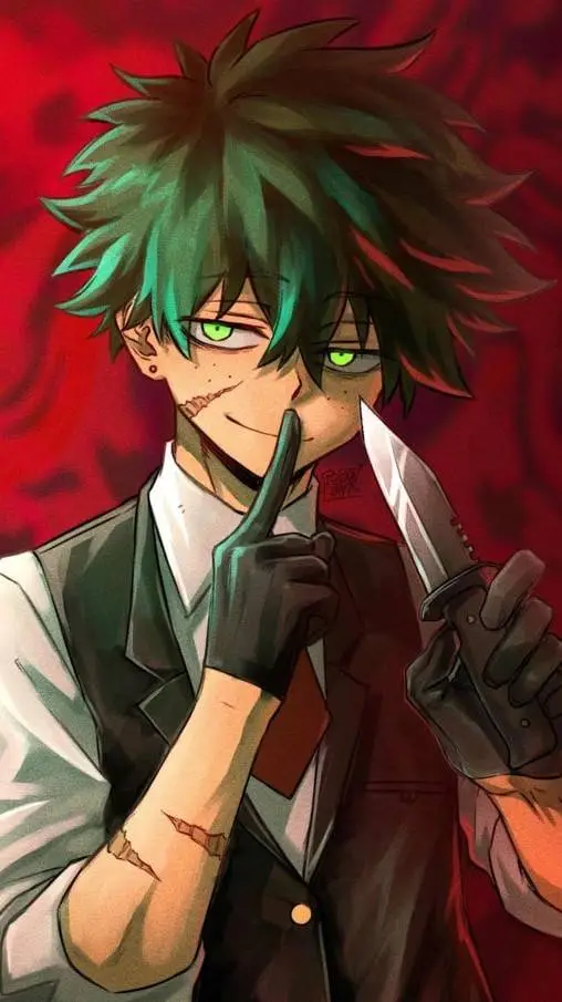 ai character: deku villano🥦💧 background