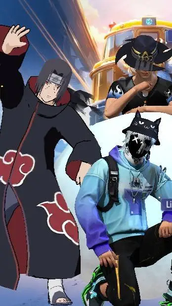 ai character: squad de free fire background