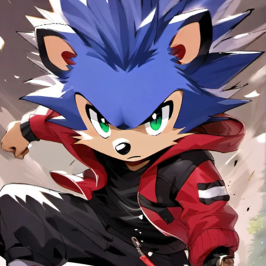 chat with ai character: gay sonic 