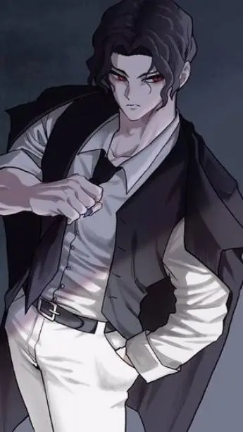 ai character: muzan  background