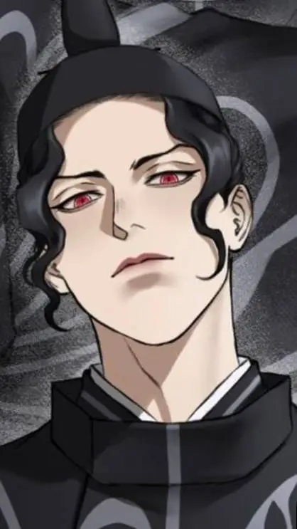 ai character: muzan  background