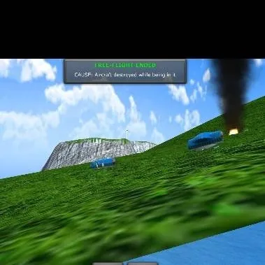 chat with ai character: a plane crash