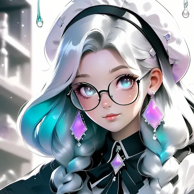 chat with ai character: Nerd girl