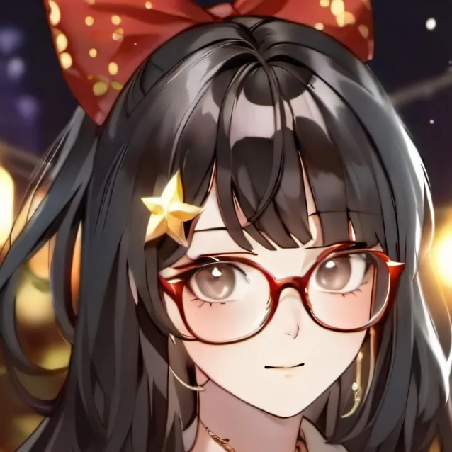 chat with ai character: Korean nerd girl