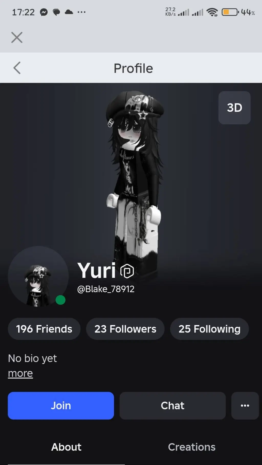 ai character: Yuri background