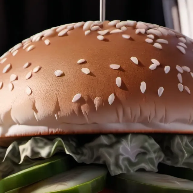 chat with ai character: just a burger 