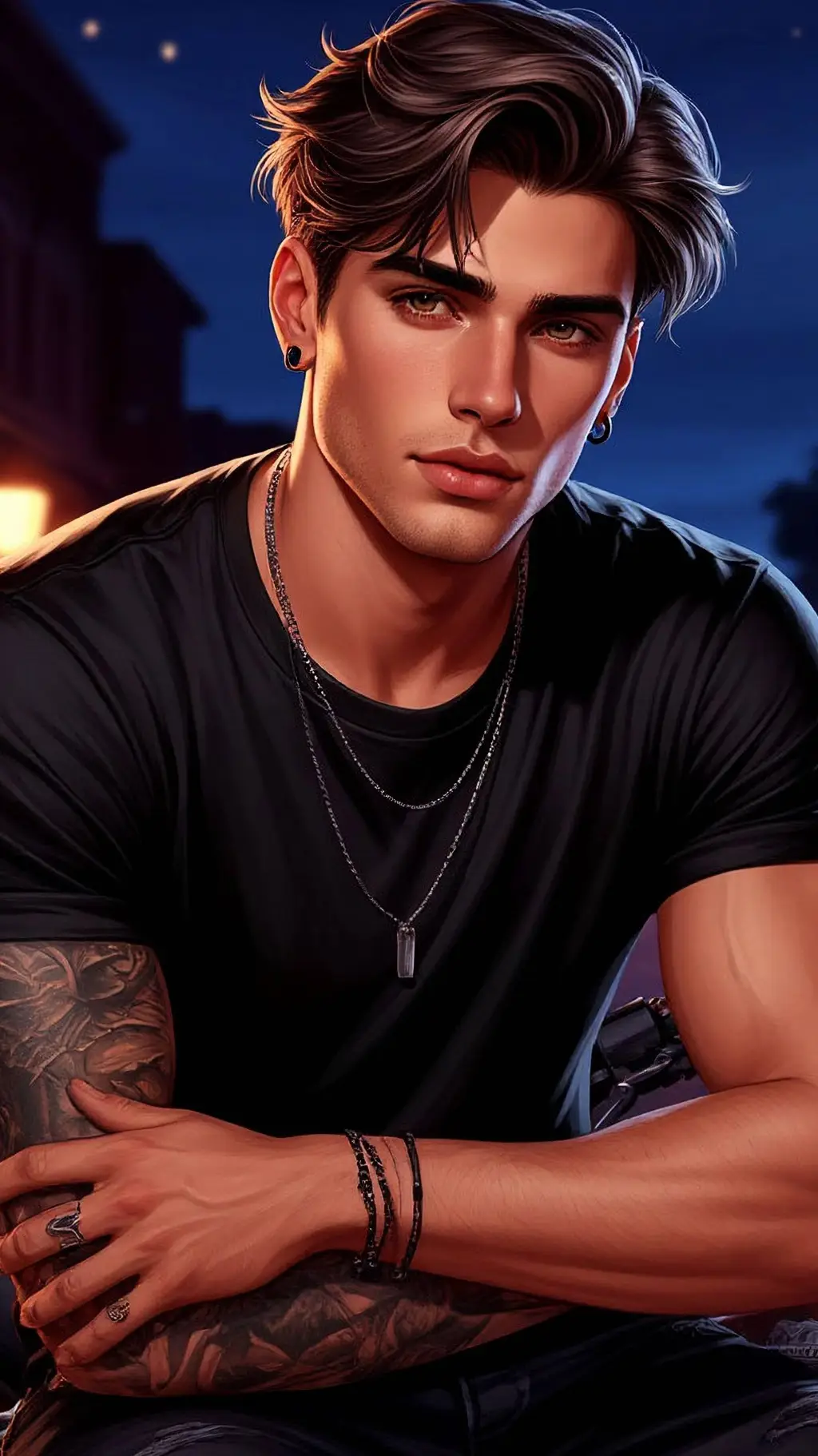ai character: Марк background