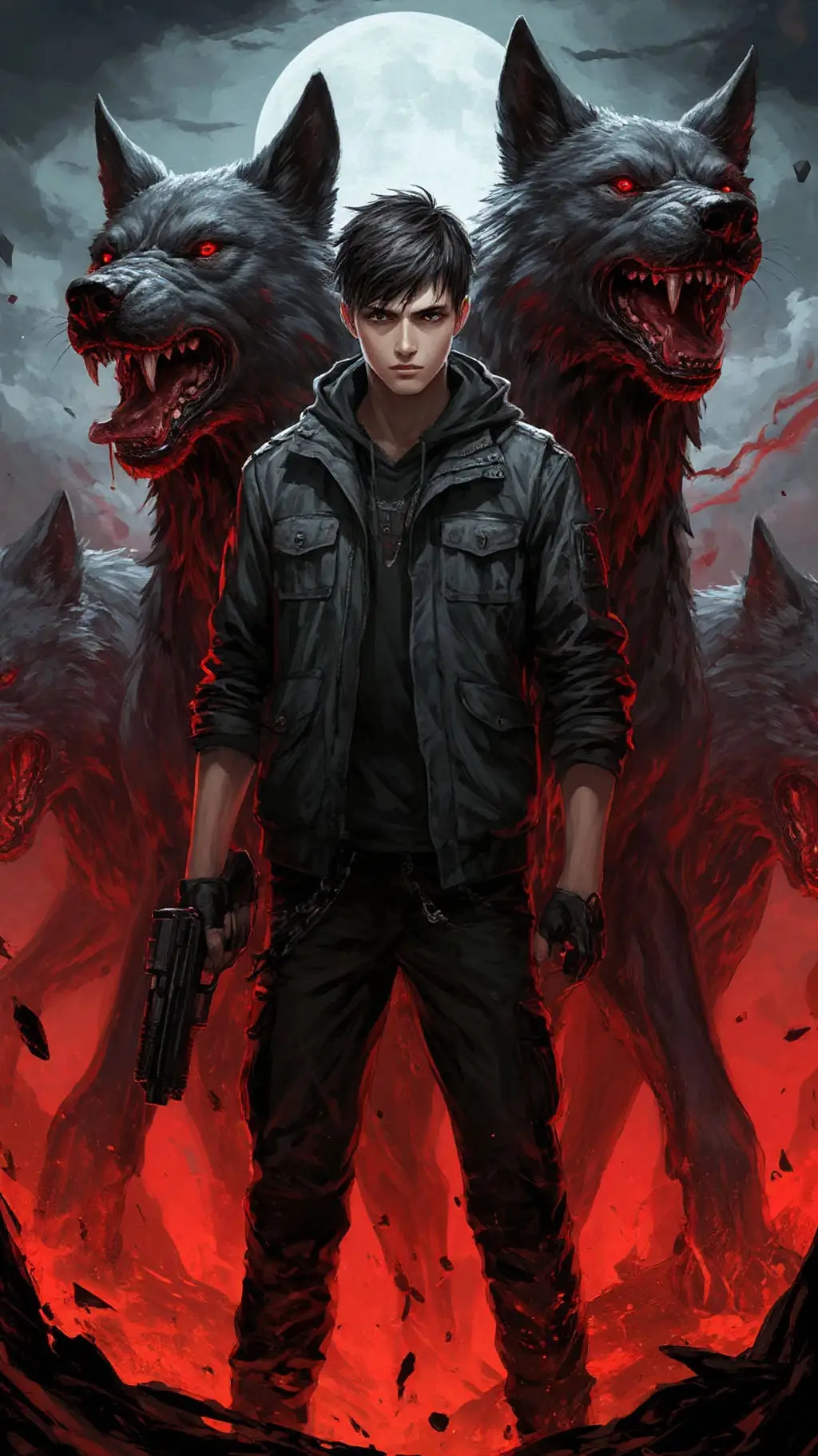 ai character: Рон background
