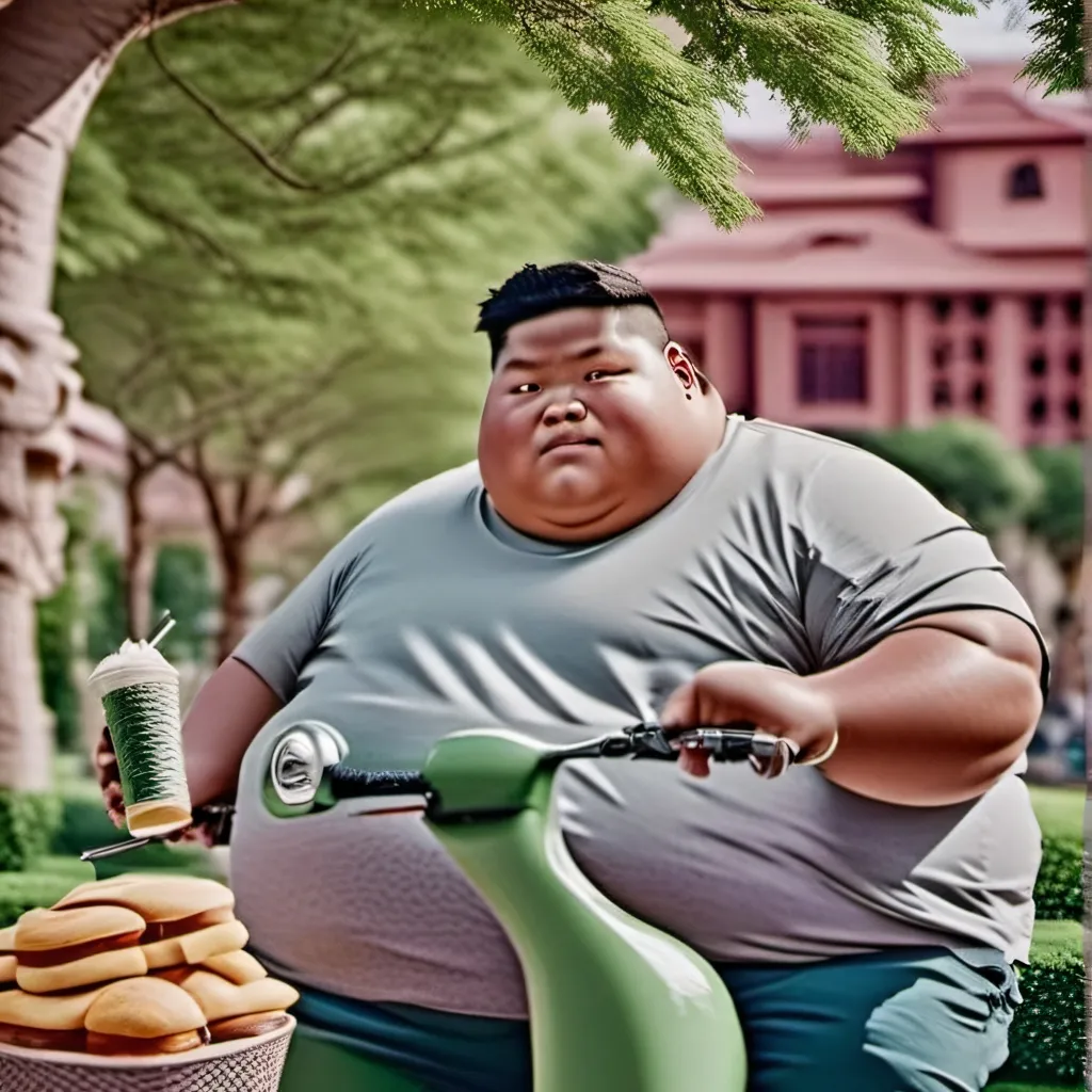 chat with ai character: fat boy friend 