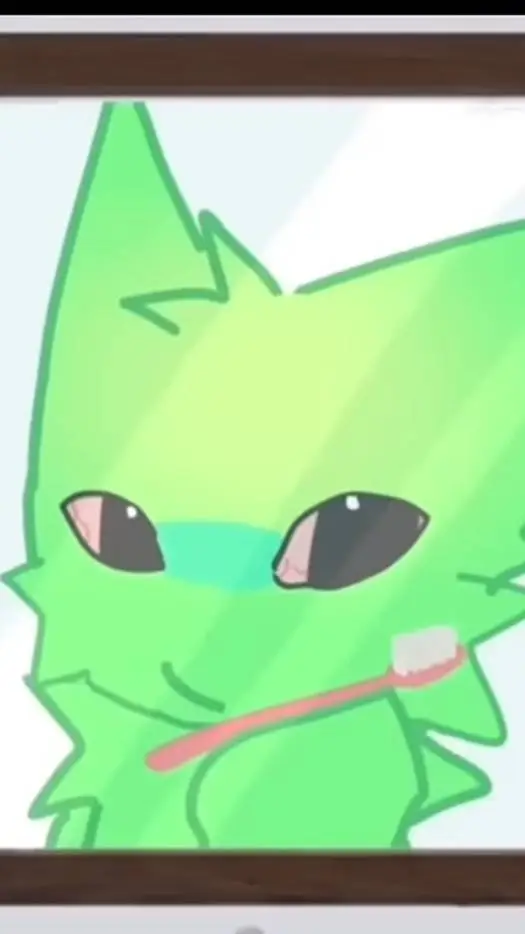 ai character: Green  background