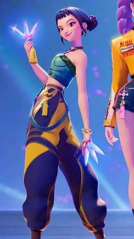 ai character: zoey background