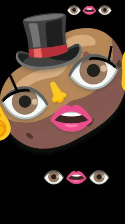 ai character: potato man background
