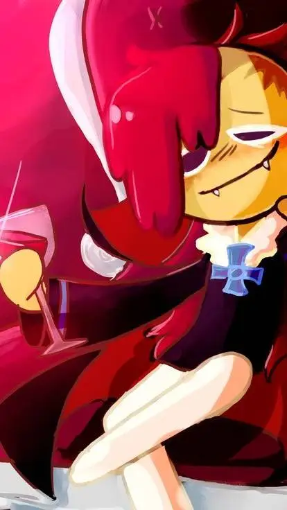 ai character: 🍷Vampire Cookie🍷 background