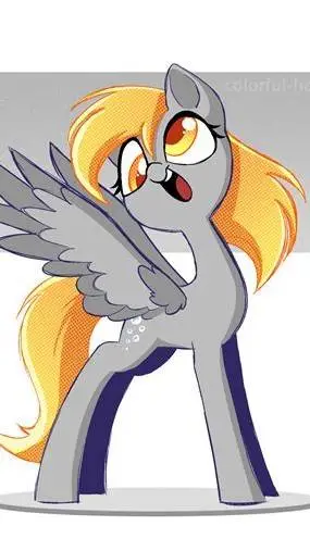 ai character: Derpy Hooves background