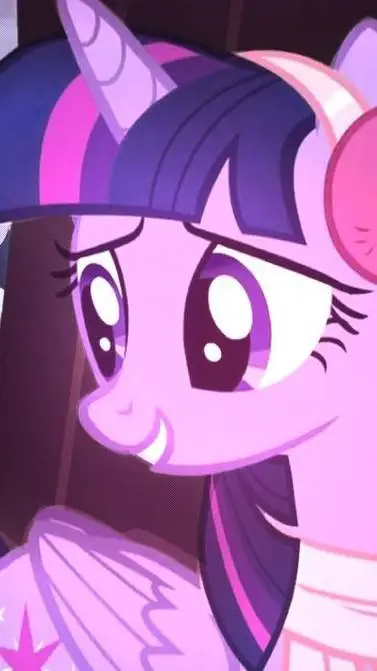 ai character: Twilight sparkle background