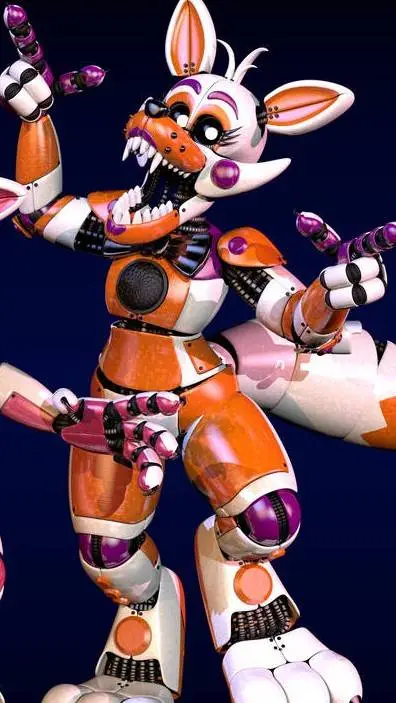 ai character: Funtime Lolbit background